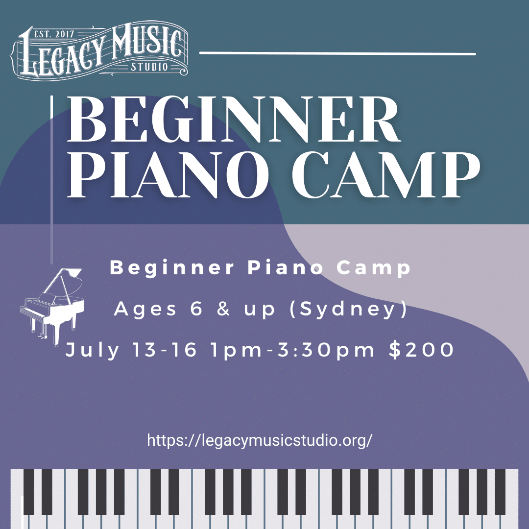 Summer 2026 Beginner Piano Camp (July) - Deposit*