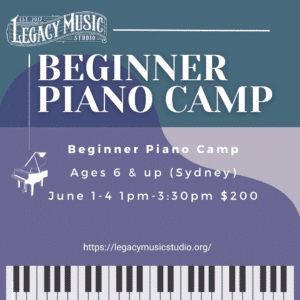 Summer 2026 Beginner Piano Camp (June) - Deposit*