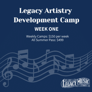 Summer 2026 Legacy Artist Development Week 1- Deposit