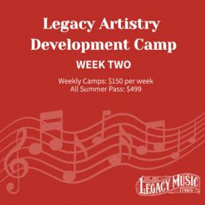 Summer 2026 Legacy Artist Development Week 2- Deposit