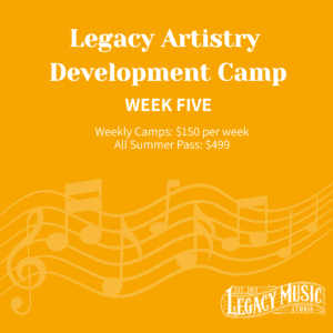 Summer 2026 Legacy Artist Development Week 5- Deposit