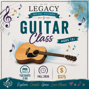 Fall 2026 Guitar Class